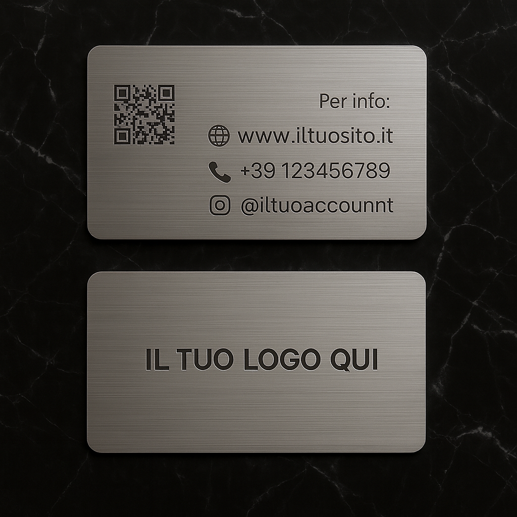 Metal Business Card – Design Executive (1 PZ)